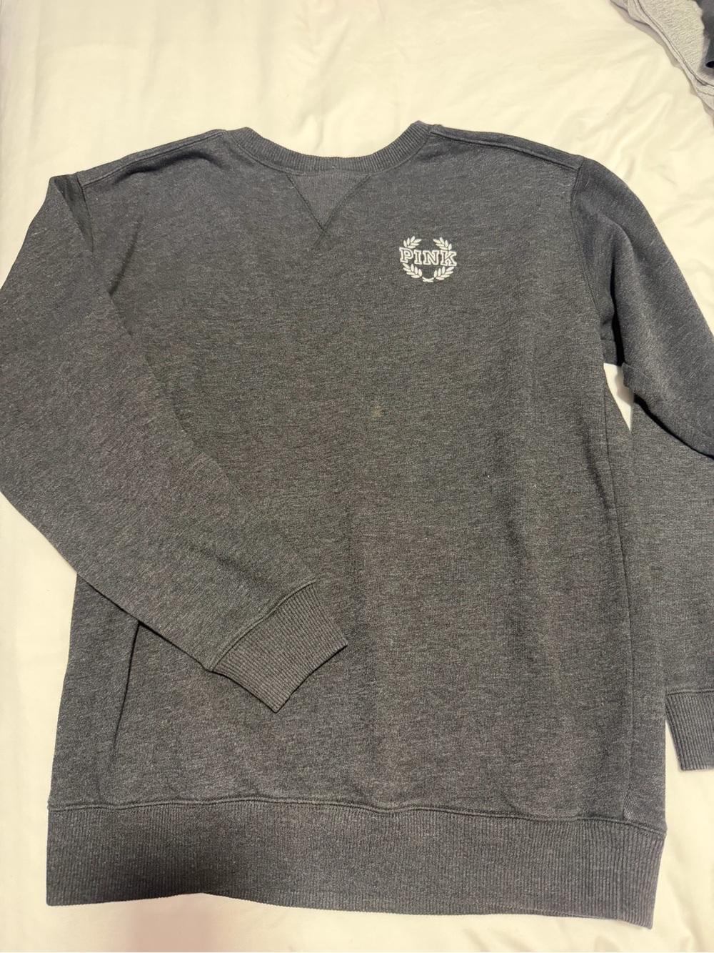 PINK Victoria's Secret Crewneck Sweatshirt - Charcoal Gray